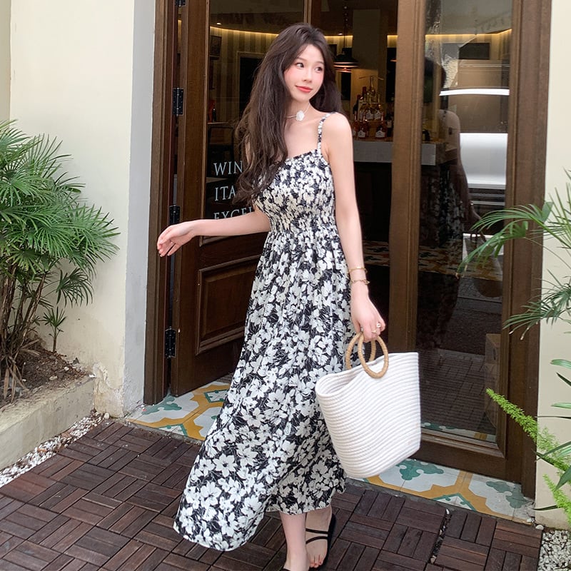 【dress】プリントキャミワンピース　M24976