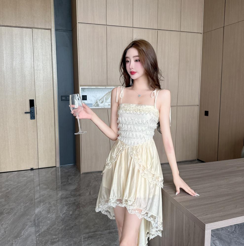 【dress】不規則 イレギュラーキャミワンピース　M24230