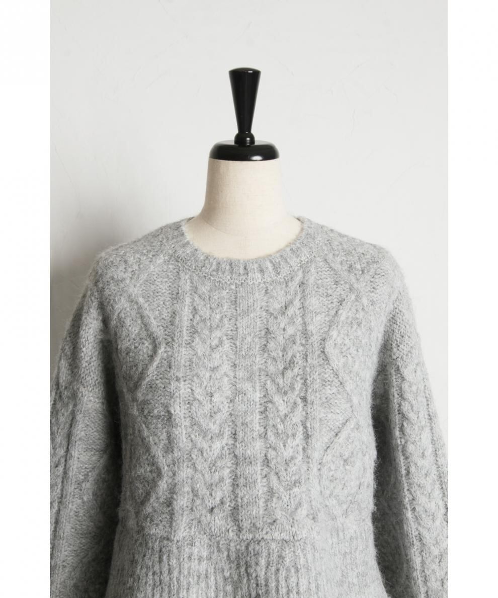 【tops】ドッキングニットセーター　M28784