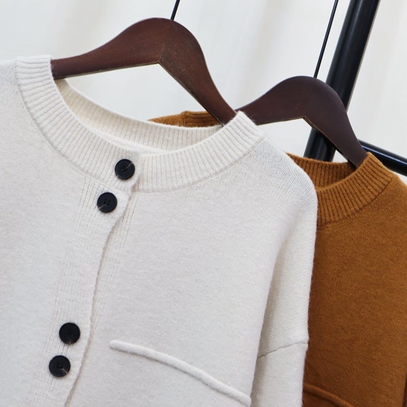 【outer】ニットカーデ　M27393