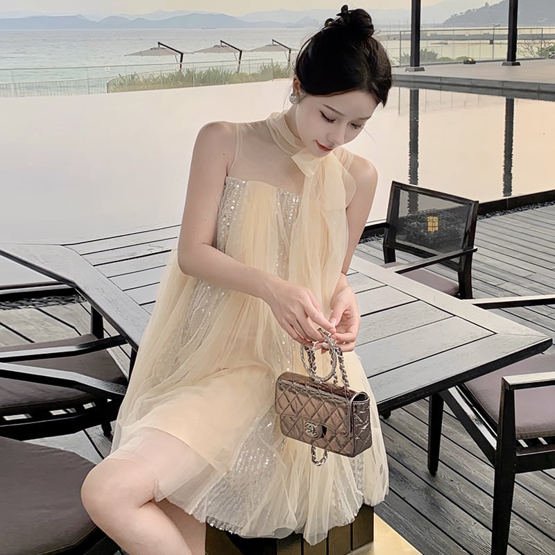 【dress】ノースリーブワンピース　M25288