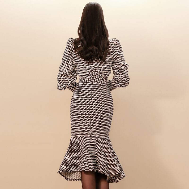 【set】上品な質感!気質満点体型カバートップス+タイトスカートファッション２点セット G2666