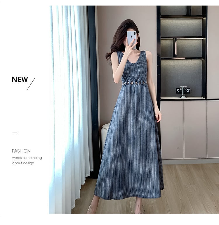【dress】ノースリーブワンピース　M25098