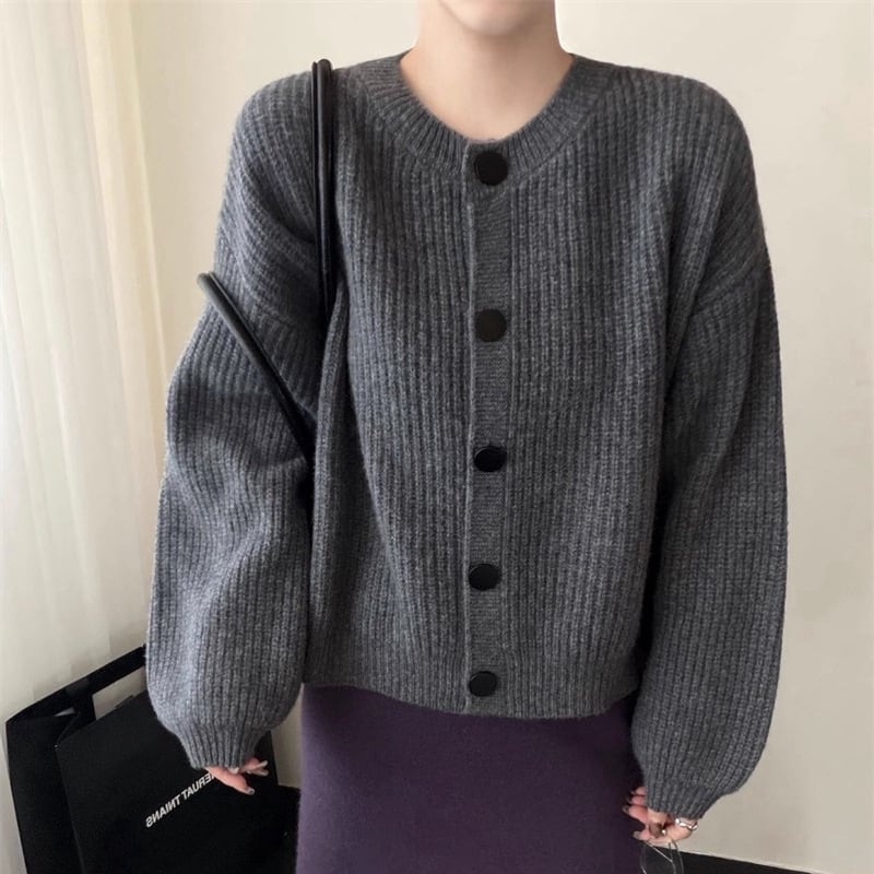 【outer】ニットカーディガン Q7160