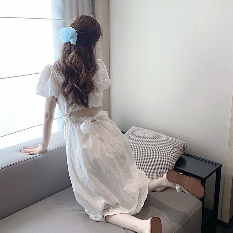 【dress】魅力的 気質満点清新スウィートシンプル淑女ワンピースF0016