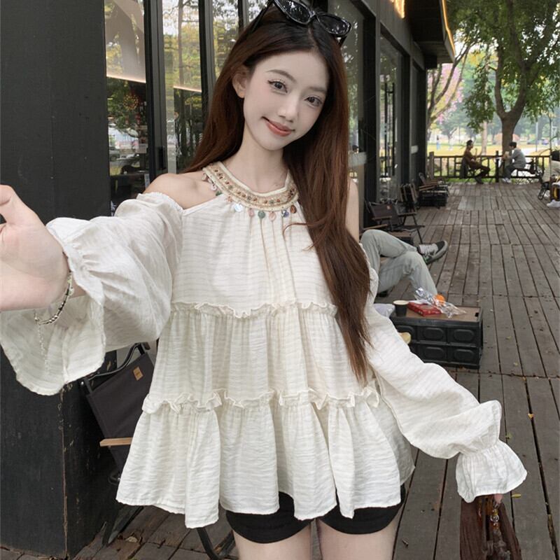 【tops】オフショルダートップス　M30074