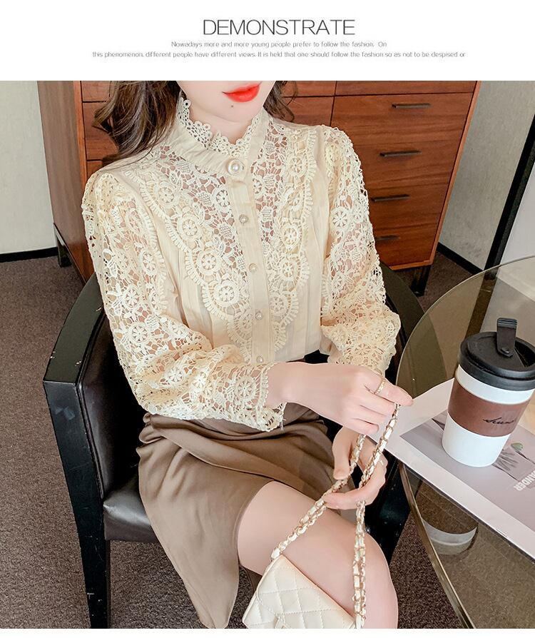 【tops】レースブラウス　M29073