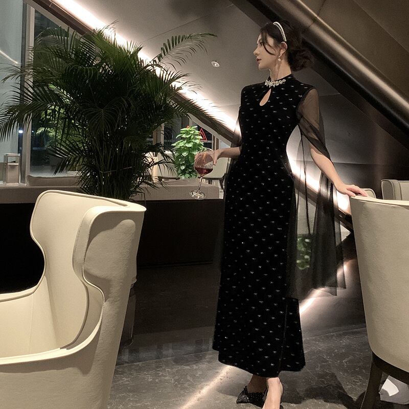 【dress】ドッキングビジューデートワンピース　M28141