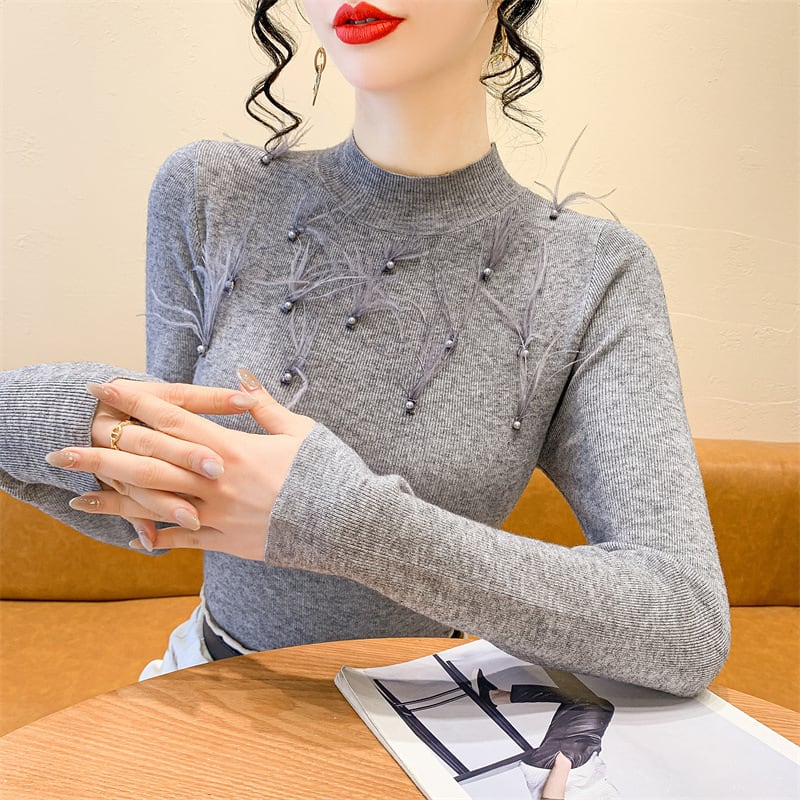 【tops】ニットトップス　M27701