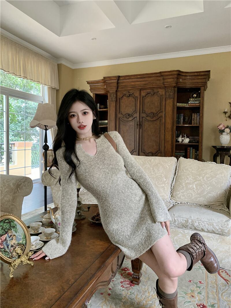 【dress】ニットワンピース　M27736