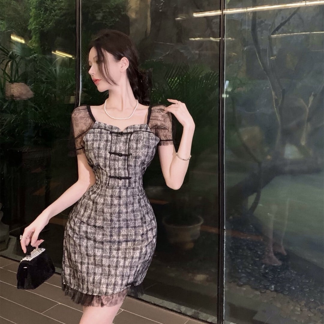 【dress】レースワンピース　M24156