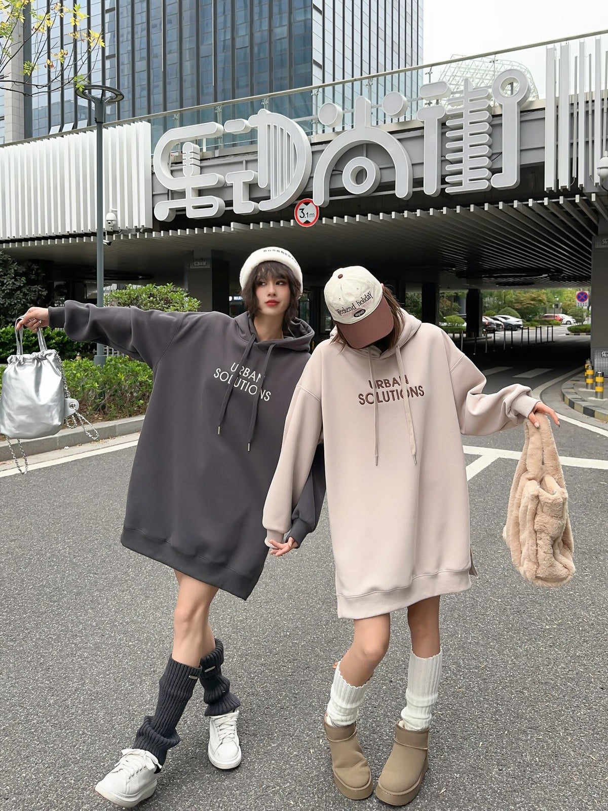 【dress】フード付きカジュアルワンピース    N2166