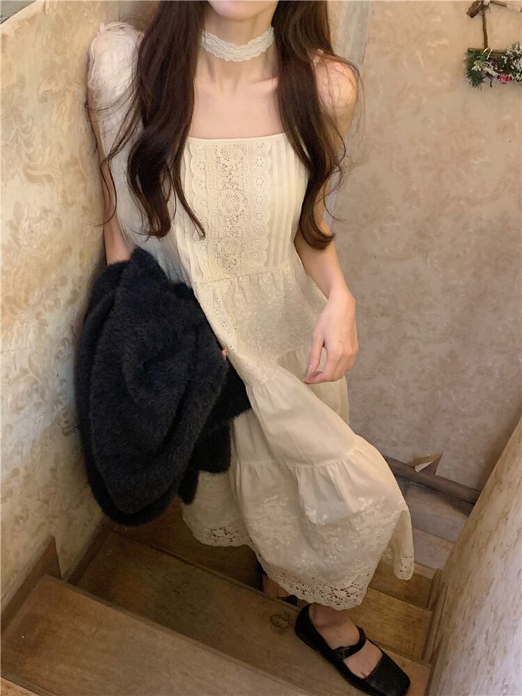 【dress】レースキャミワンピース G20138