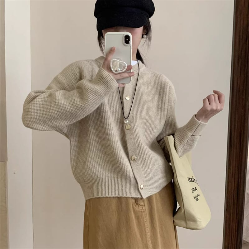 【outer】ニットカーデ　M25959