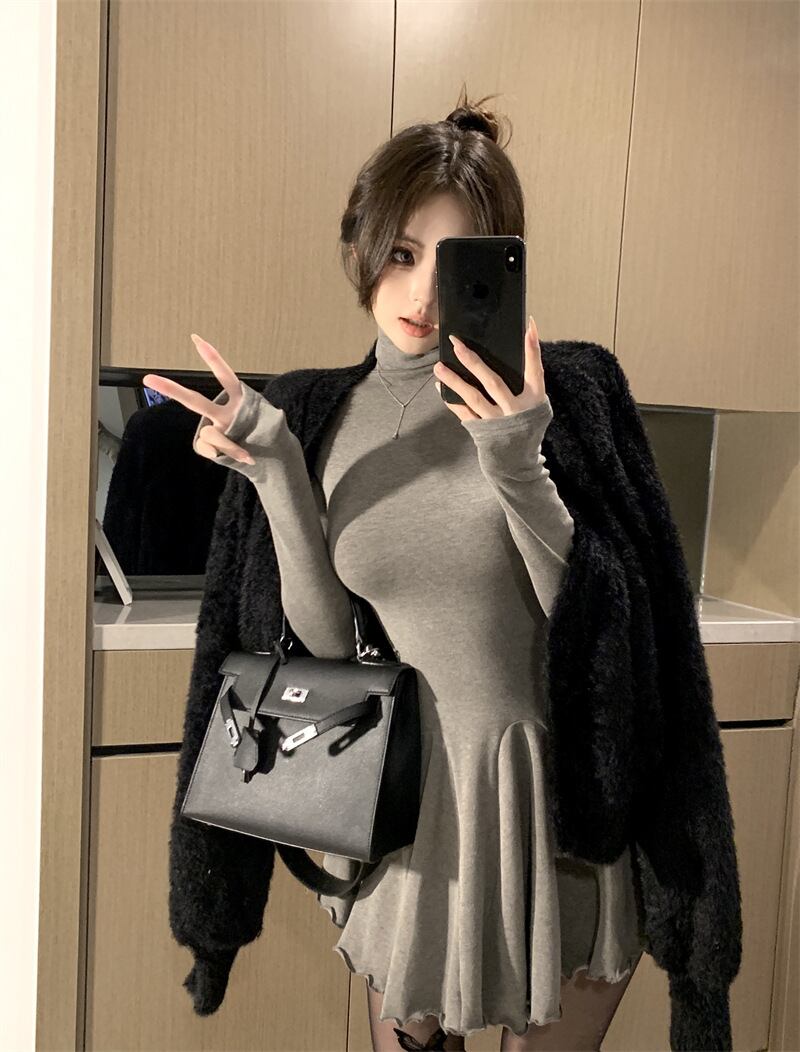 【dress】ハイネックワンピース　M27758
