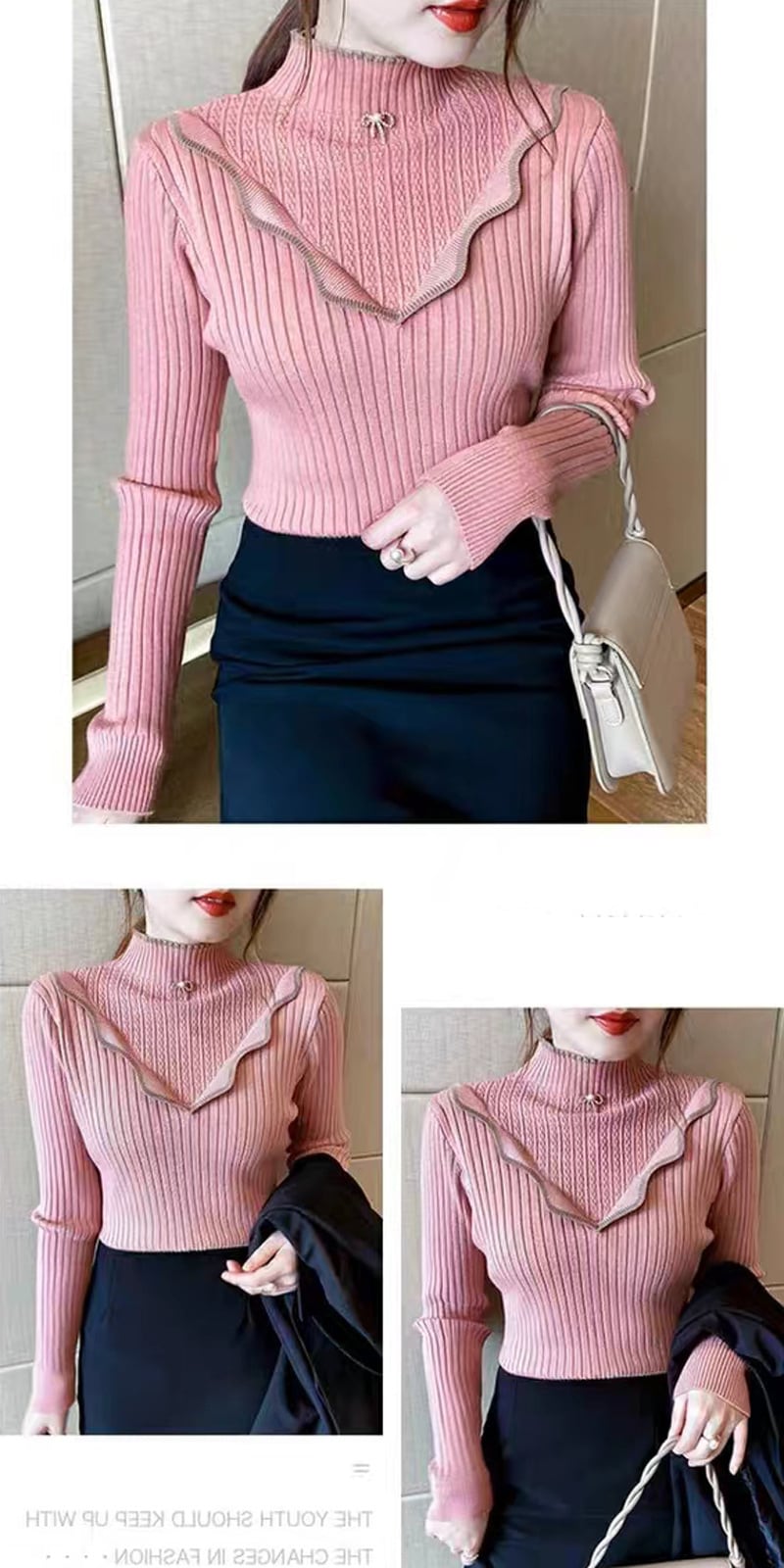 【tops】スウィートニットトップス　N2150