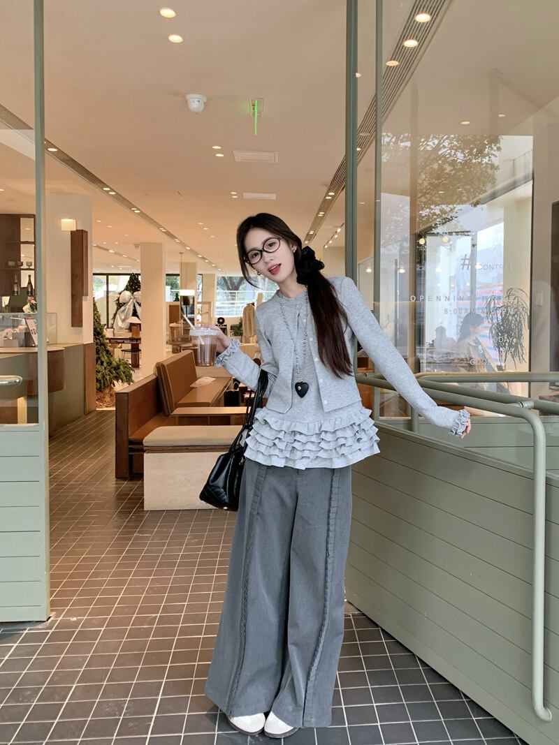 【tops】フリルドッキングトップス　M28794