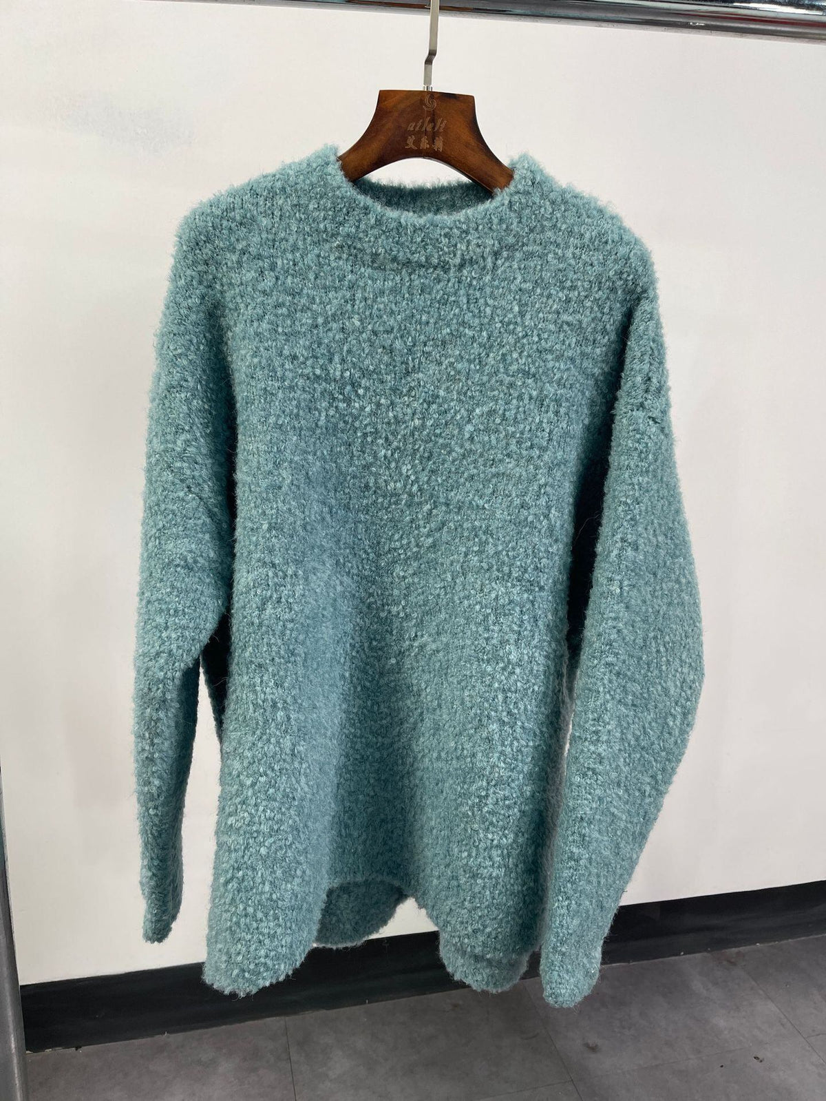 【tops】クルーネックニットセーター　M19090