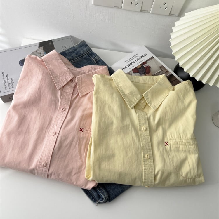 【tops】カラーシャツ　M29921