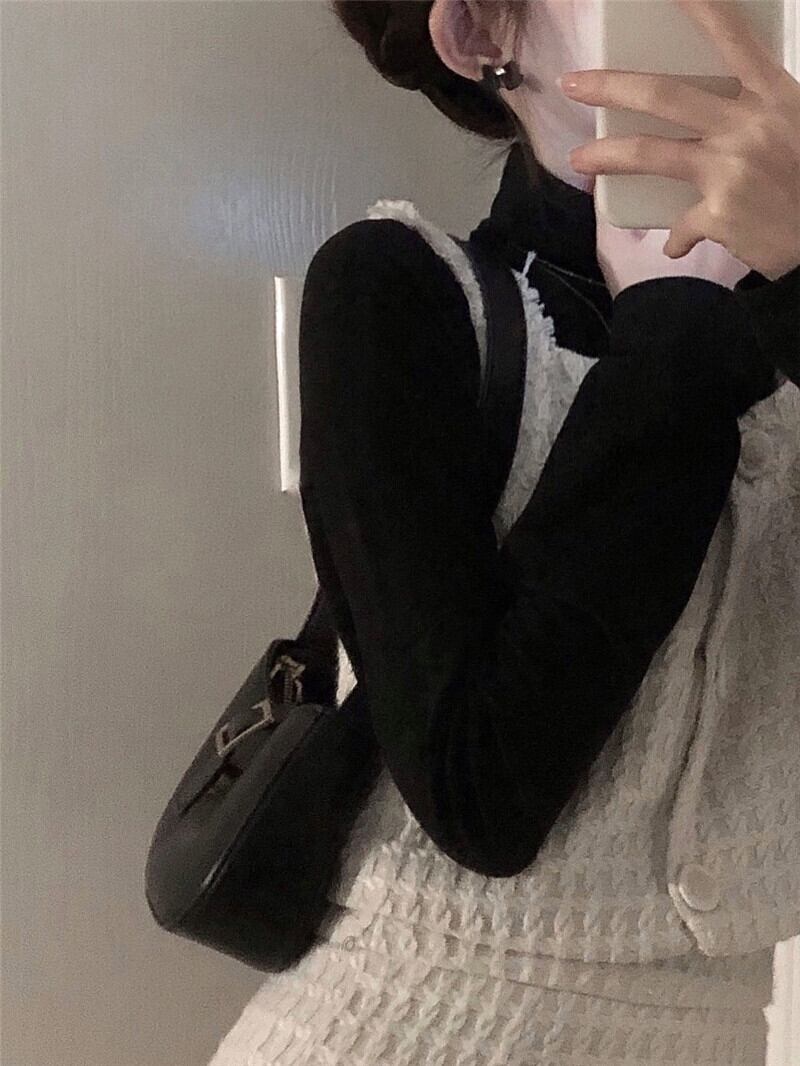 【set】好感度UP!気質満点スウィートトップス+ベスト+スカートオシャレ3点セット G2821