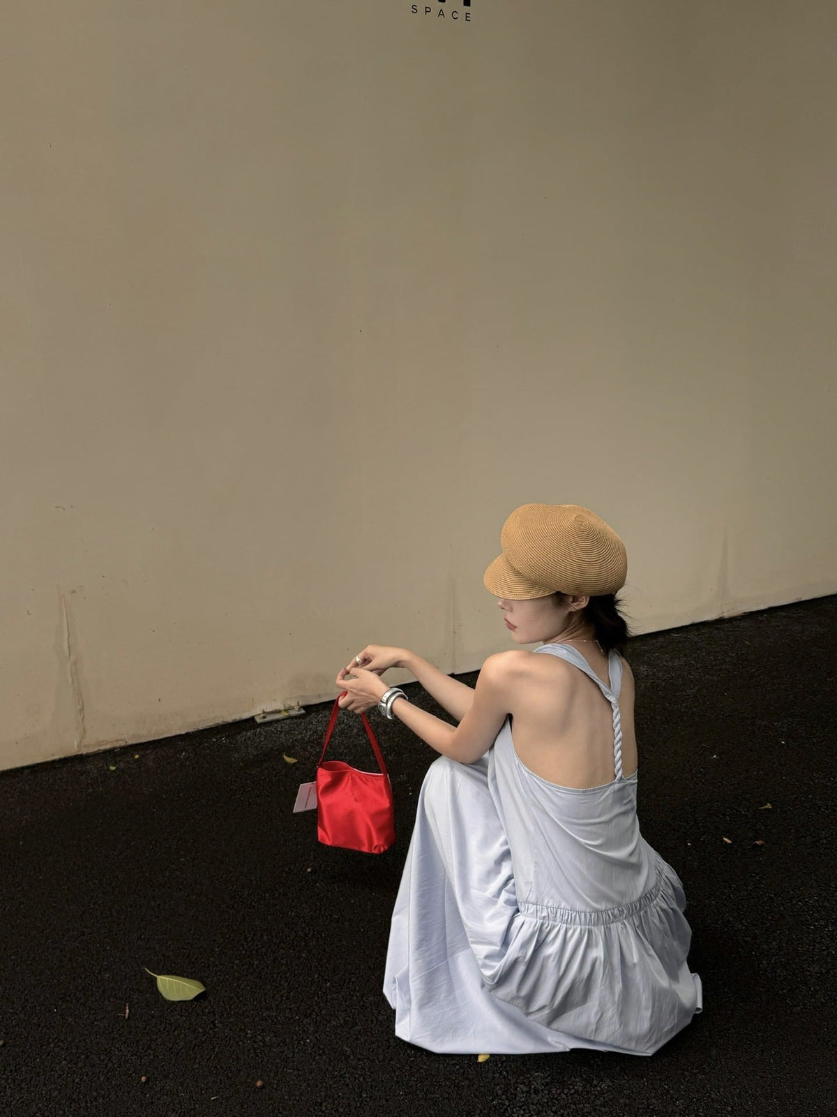 【dress】バックレスワンピース　M24358