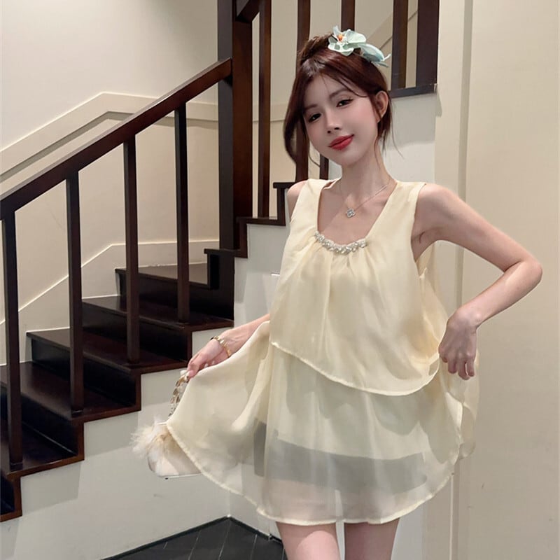 【tops】ノースリーブトップス　M24634