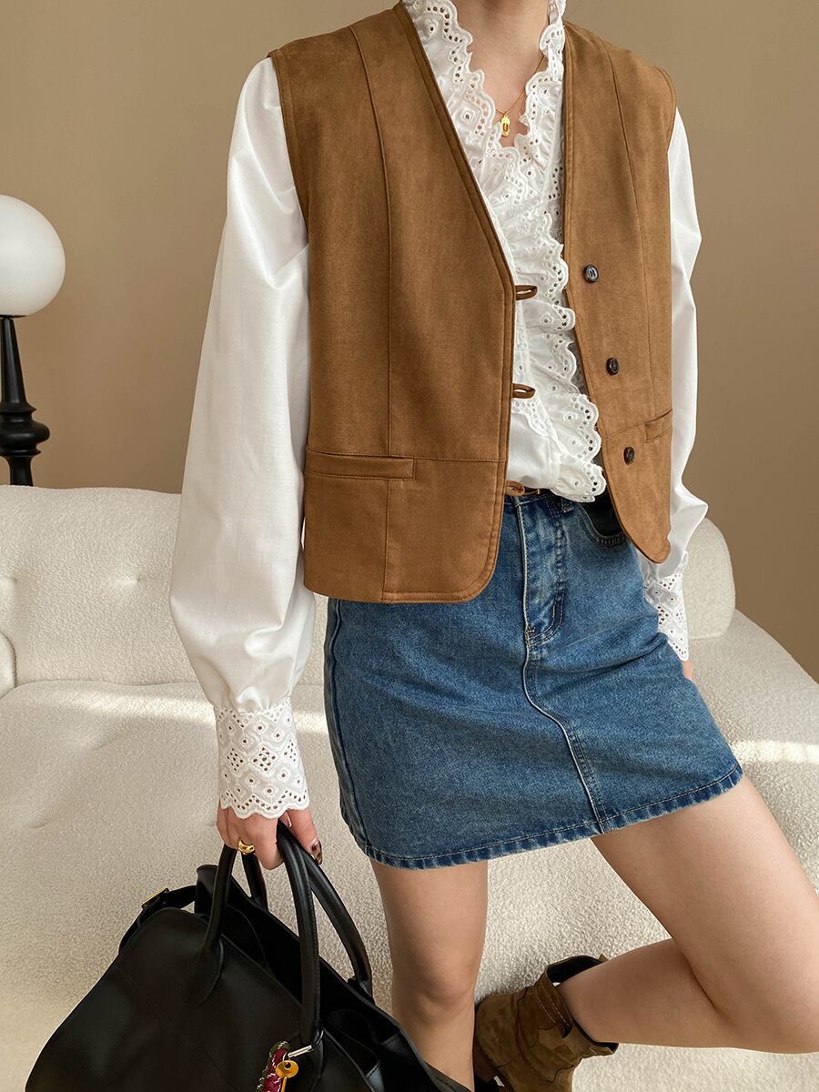【tops】レースブラウス　N2975