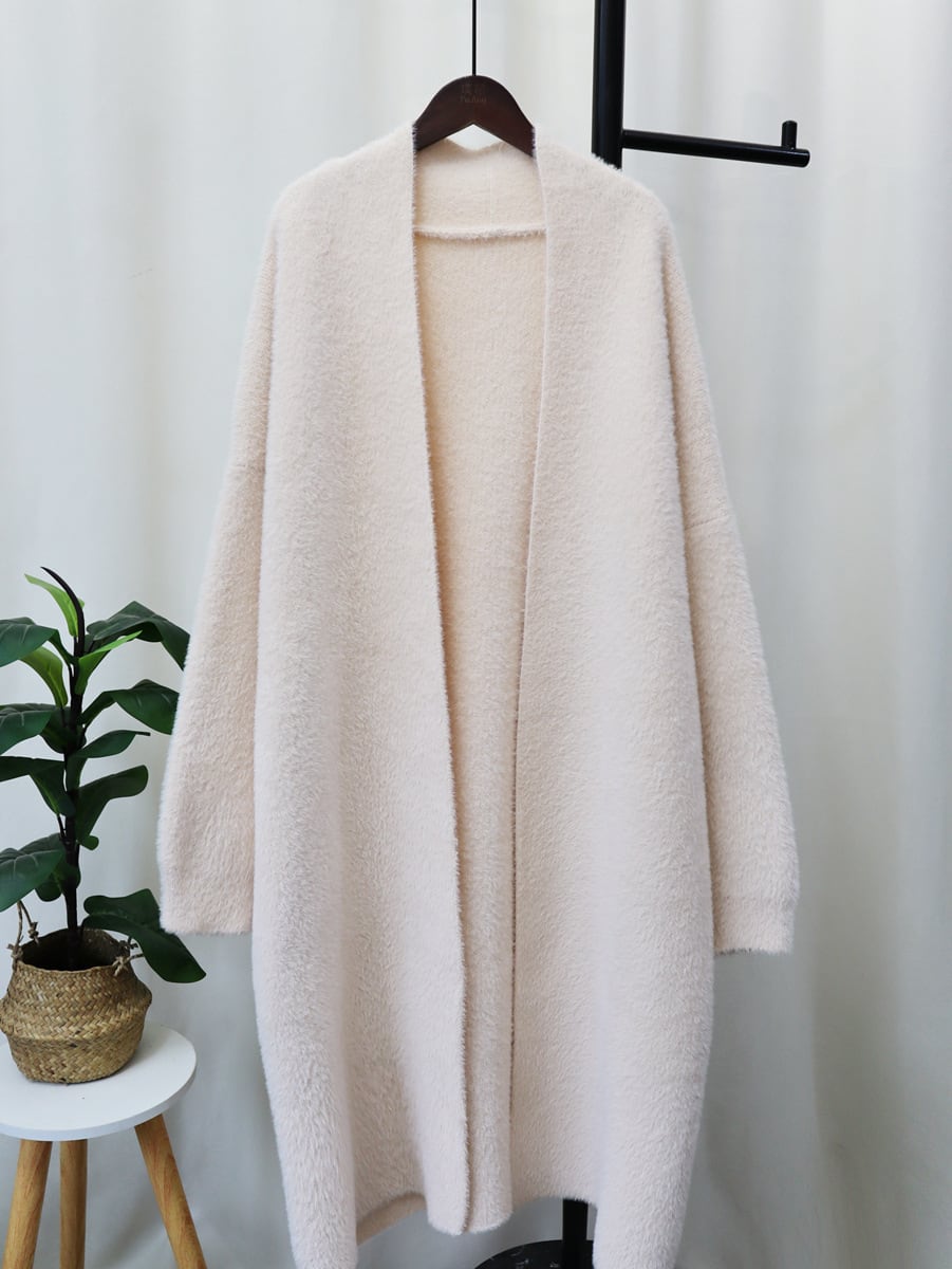 【outer】ロング丈ニットカーデ　M27586