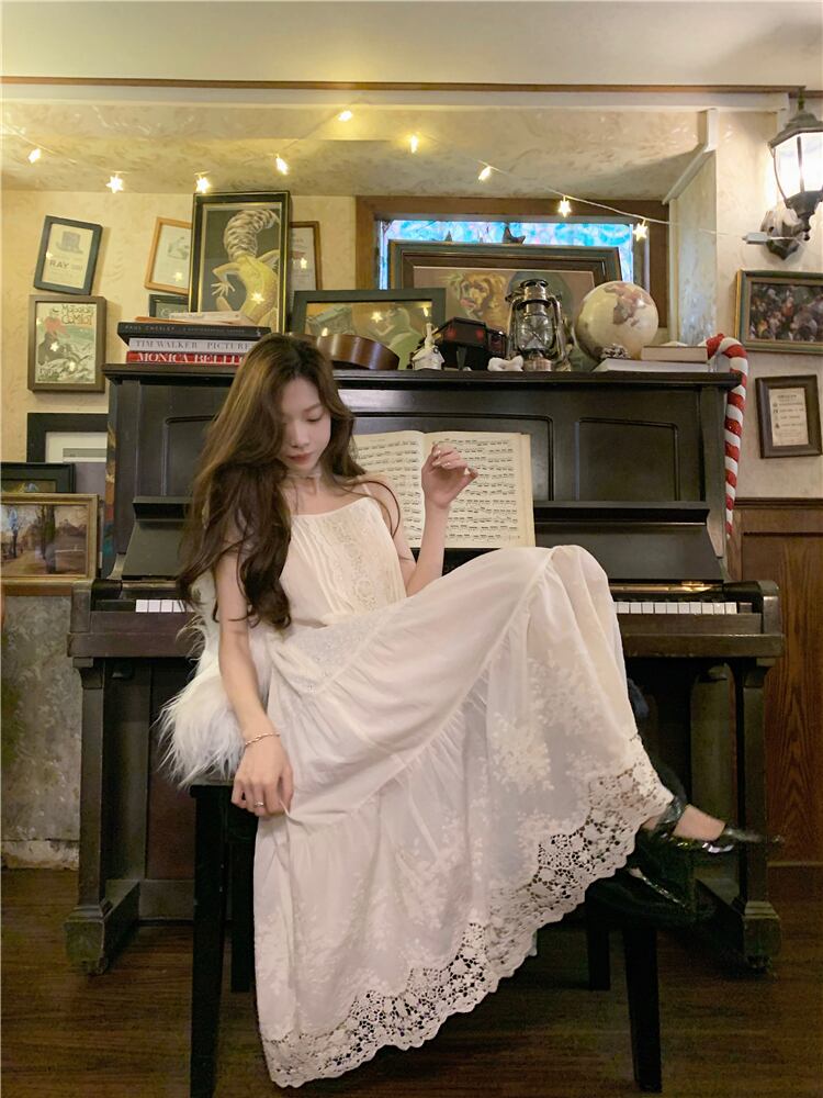 【dress】レースキャミワンピース G20138