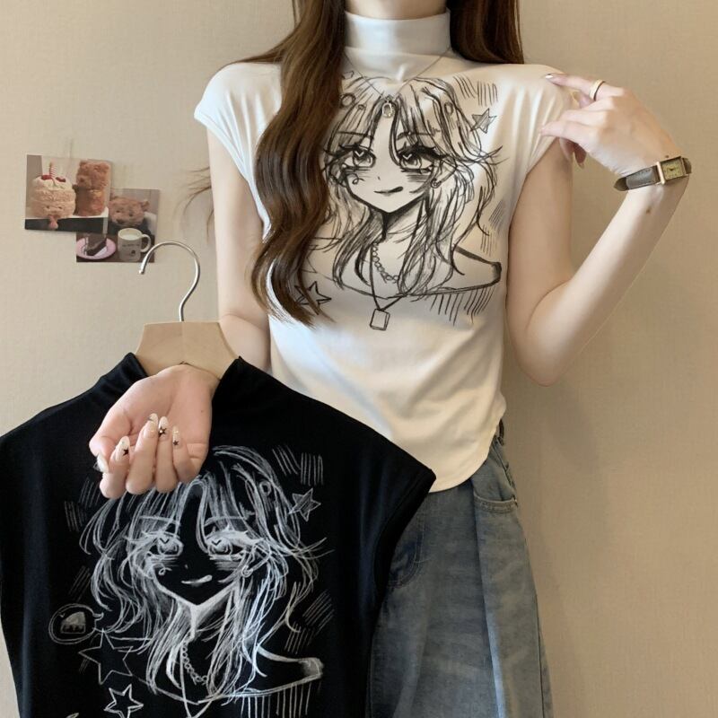 【tops】ハーフネックTシャツG20245