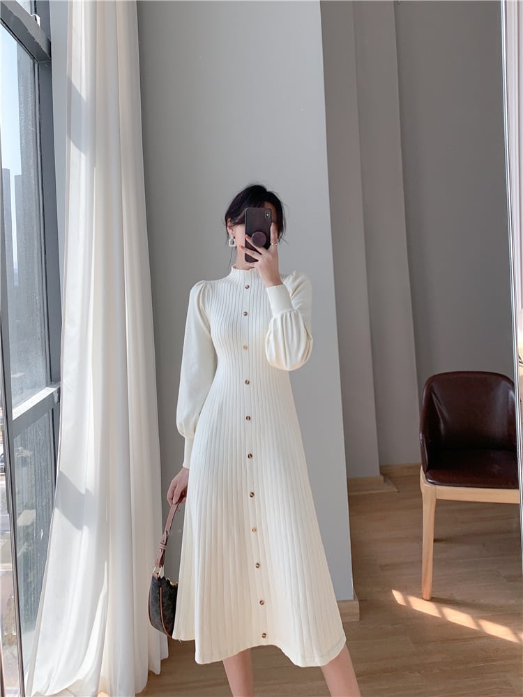 【dress】ニットワンピース　M25449