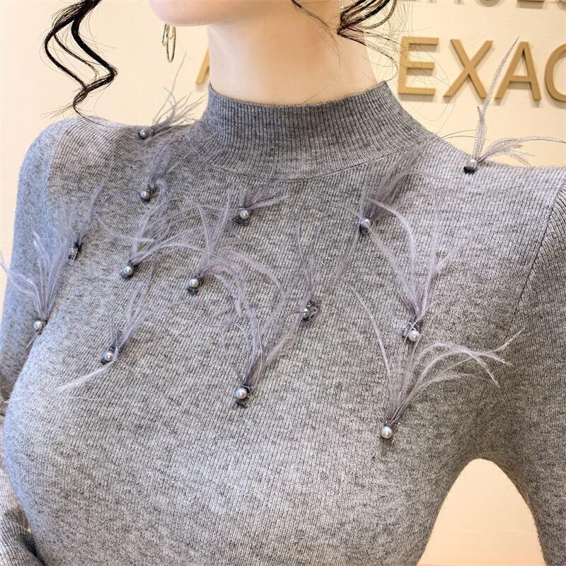 【tops】ニットトップス　M27701