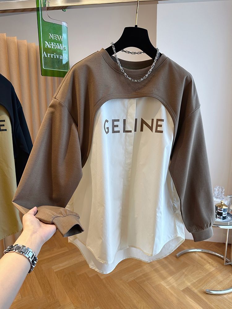 【tops】偽二つ切り替えパーカーG23833