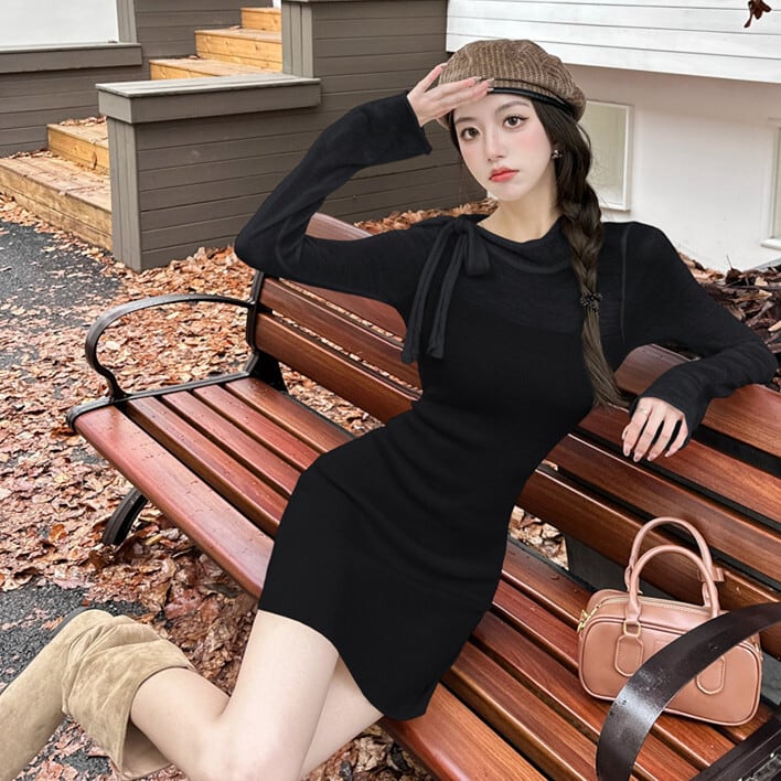 【dress】ニットワンピース　M26022