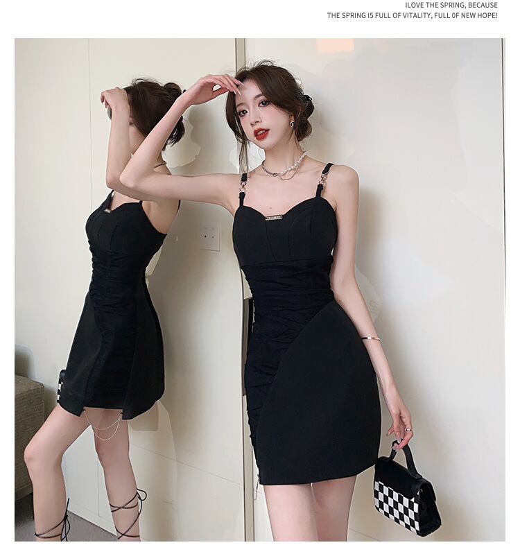 【dress】メッシュ切り替えキャミワンピース G21086