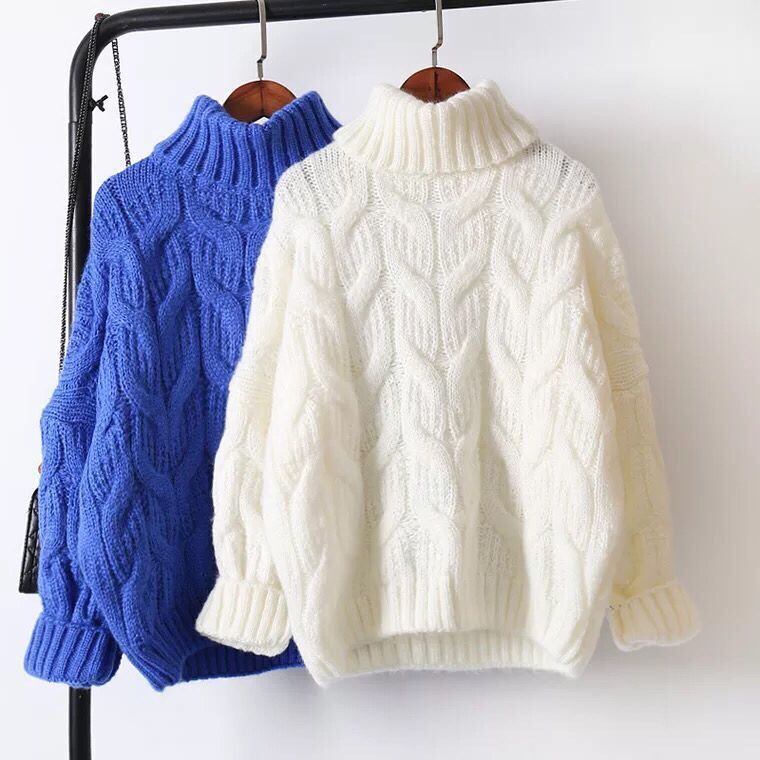【tops】ハイネックニットセーター　M28852