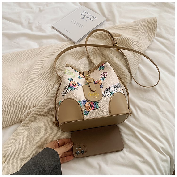 【小物】肩掛け斜め掛けバケツ型バッグG20480