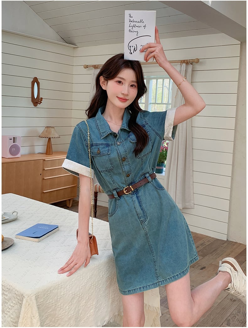 【dress】デニムワンピース　M23932