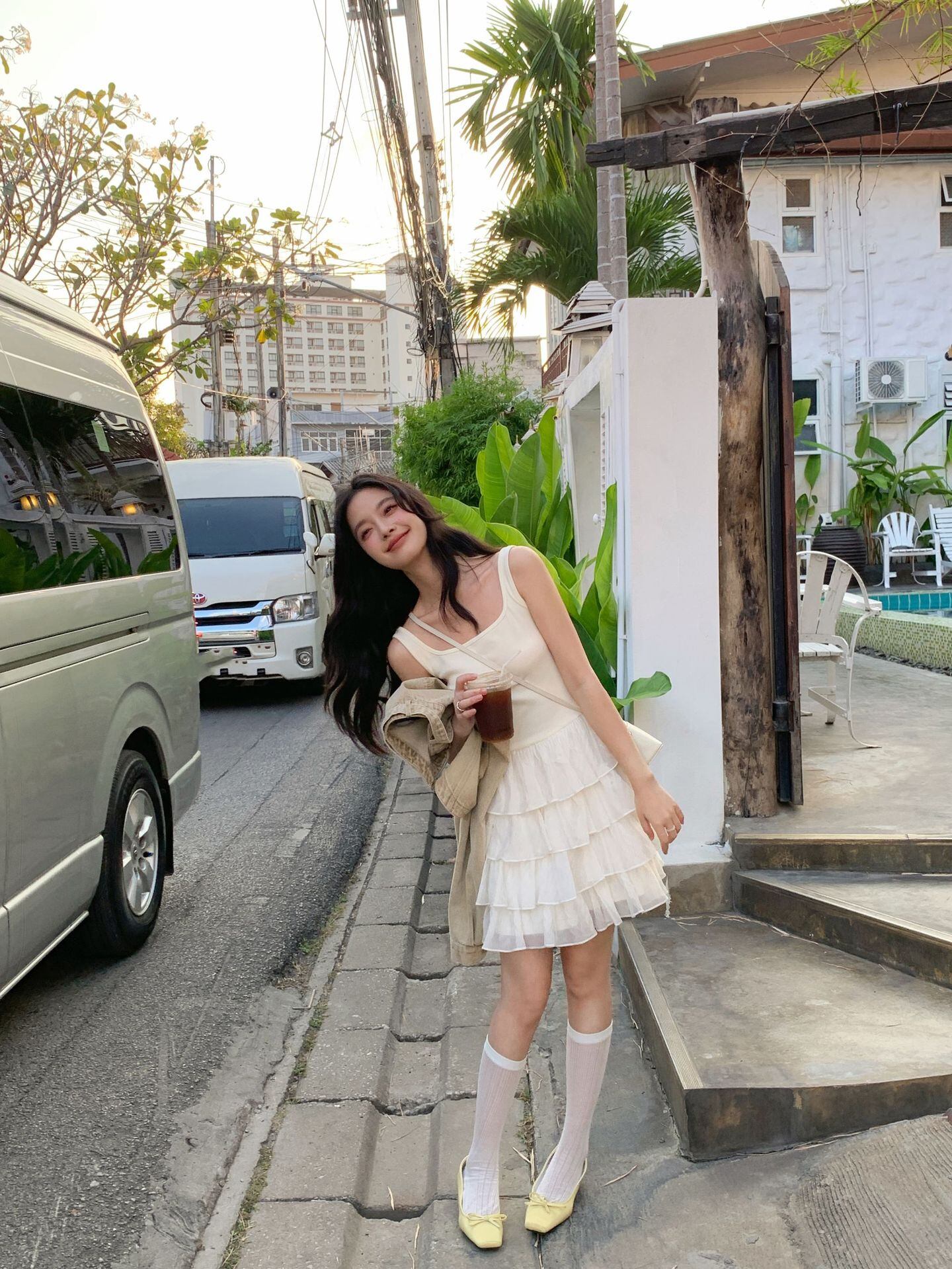 【dress】Aラインキャミワンピース G20400