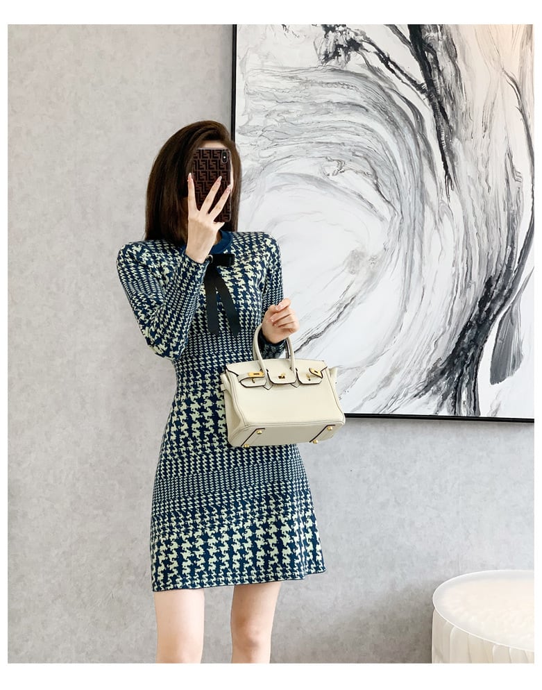 【dress】ジャカードワンピース　M25510