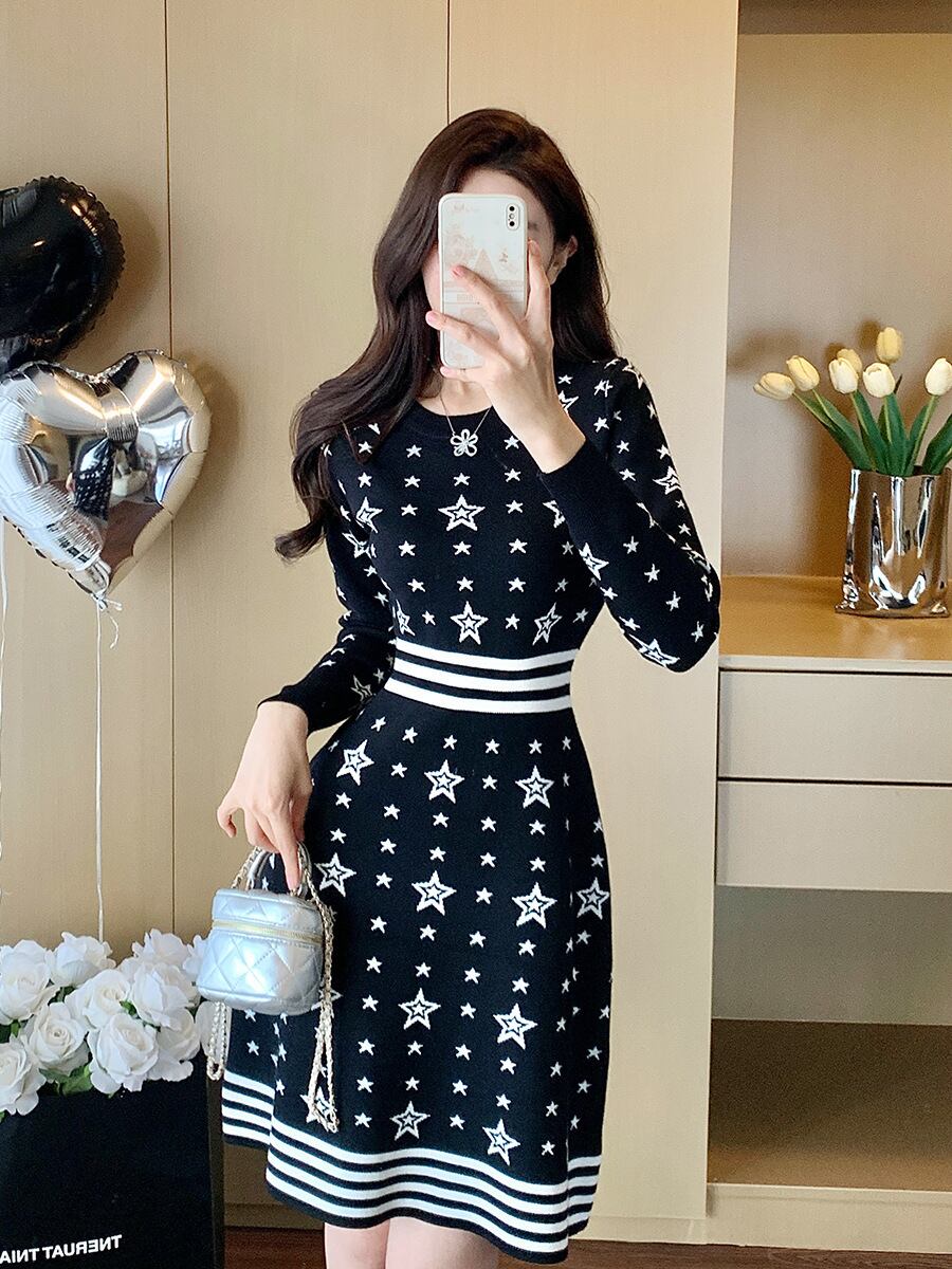【dress】ニットワンピース　M28413