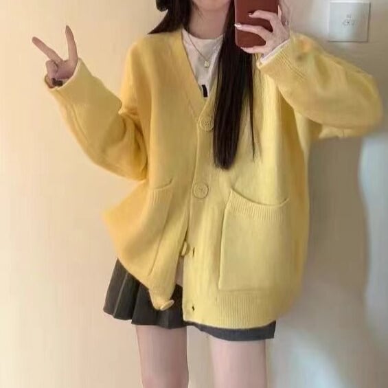 【outer】ニットカーデ　M28455