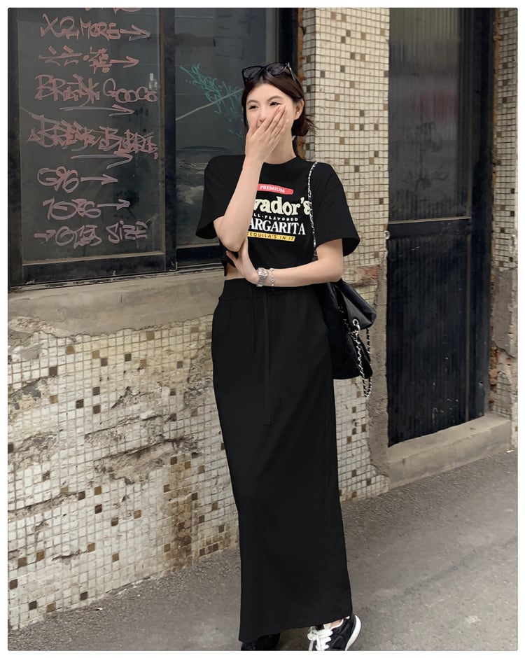 【set】Tシャツ×スカートセット　M24649