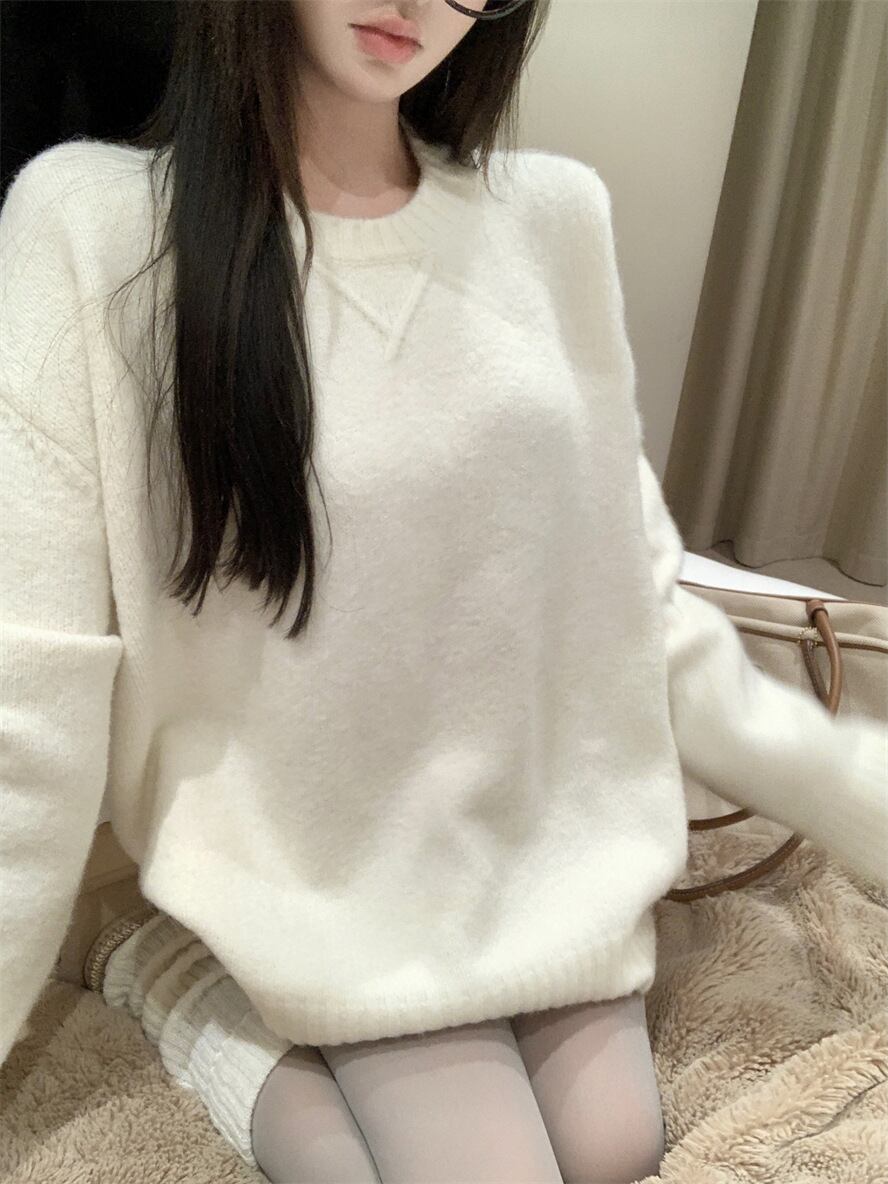 【set】ニットセーター×ショートパンツセット　M28426