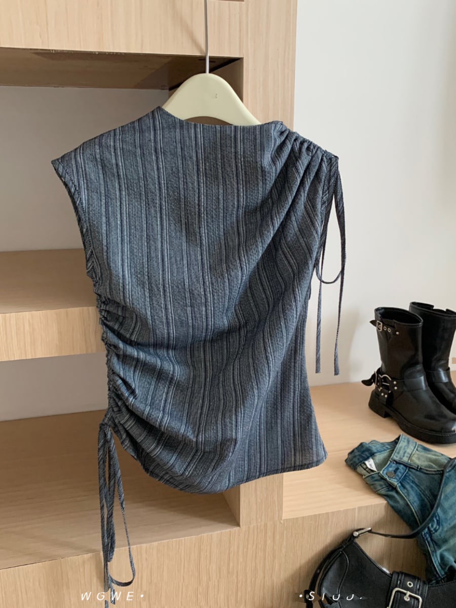 【tops】ノースリーブ ブラウスG21501