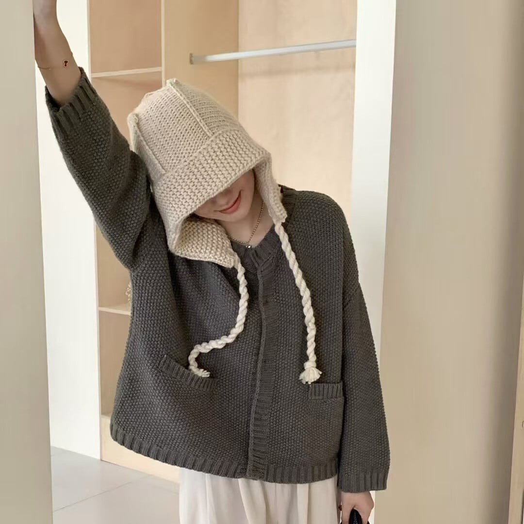 【outer】ニットカーデ　M28882