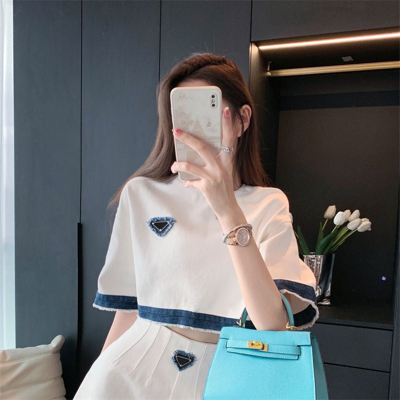 【set】高級感気質満点トップス+ショートパンツオシャレ２点セット G8251