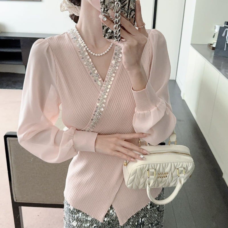 【tops】不規則 イレギュラードッキングトップス　M29387