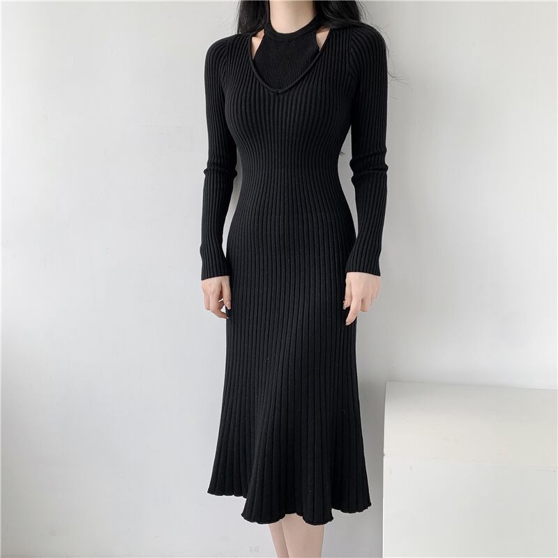 【dress】ニットワンピース　M18843