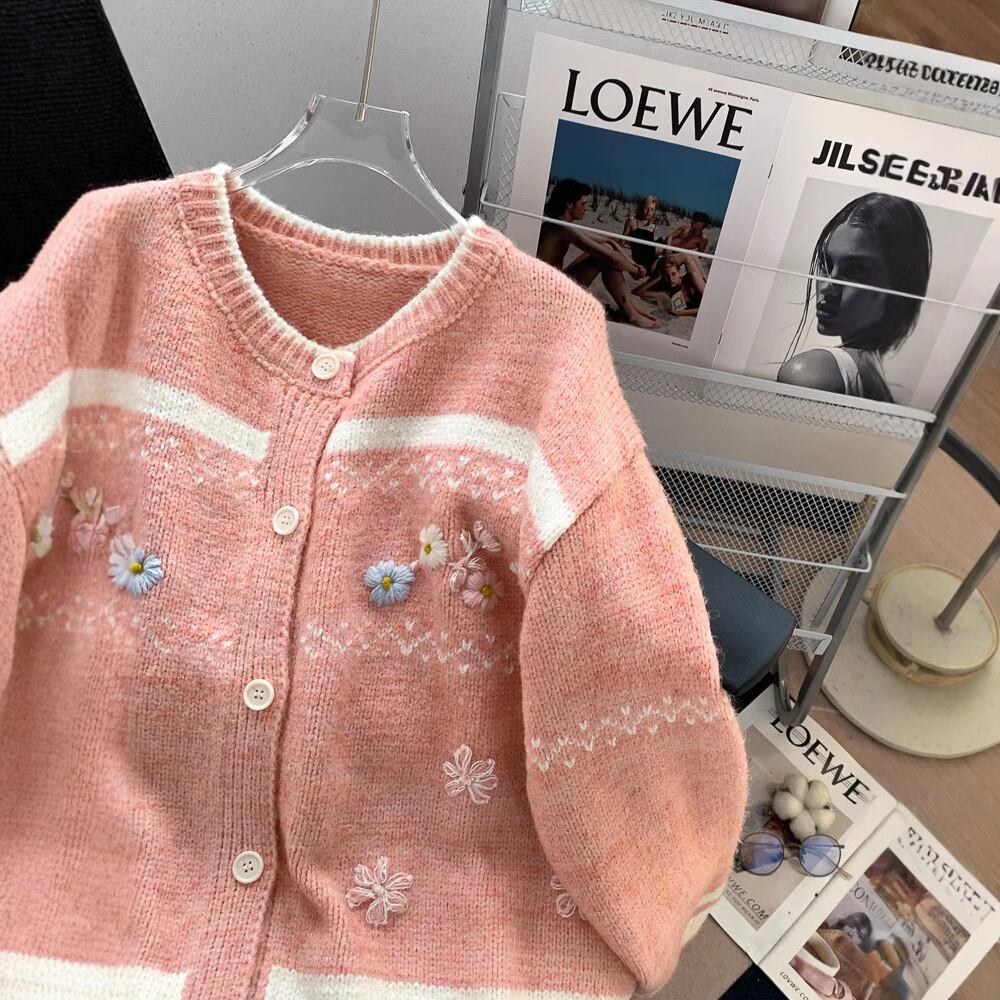 【outer】ニットカーデ　M28324